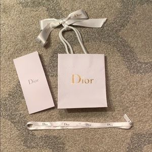 Dior Gift Bag & Ribbons
